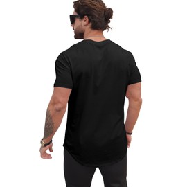 Mancozy Premium Men's Fitted Crew Neck Plain Essential Tees Short Sleeve T-Shirts for Men XXX-Large