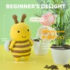 litlamigu Learn to Crochet Kit - Bee Amigurumi Crochet Animals