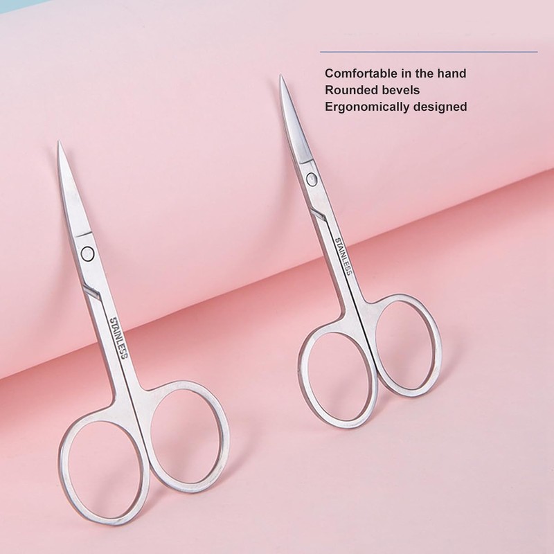 Tijeras para Cejas de Punta Fina, Tijeras de Belleza de