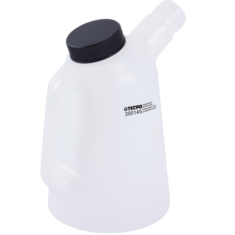 TECPO 2 x Oil Can 1 Litre Filling Can Measuring