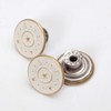 20 Sets 17mm Replacement Jeans Buttons Pants Metal Button Snap