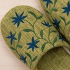 Sybilla 64771 Amelia Slippers, Size M, Approx. 9.4 inches (24