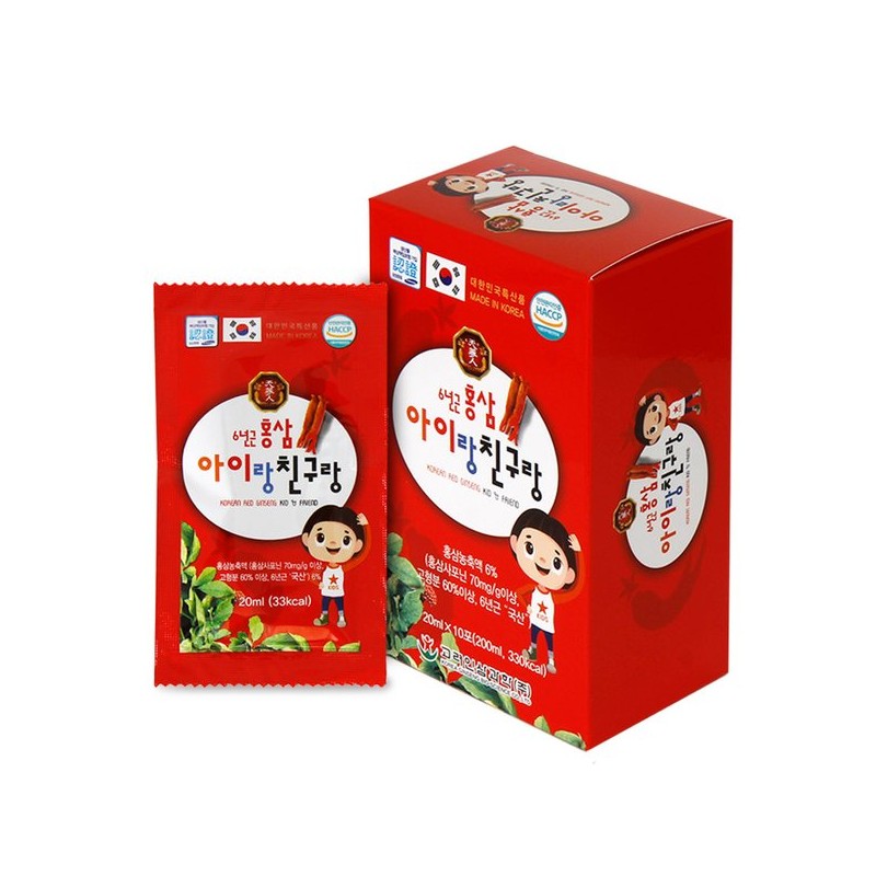 천삼인 아이랑 친구랑 20mlx30ea Cheonsamin Child and Friend 20ml x