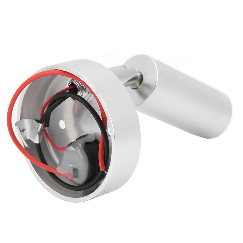 12‑24V 3W LED Reading Light Bedroom Bedside Lamp Chrome Aluminum