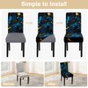 THISFIND Luxury Marble Chair Covers for Dining Room – Stretch