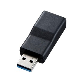 Sanwa Supply AD-USB29CFA USB 3.1 A-Type C Female Converter Adapter, Black