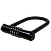 Wake Sangyo IB-153 U Lock Large Padlock, Black, 4.3 inches