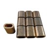 Copper Ferrules 2MM X10 (Oval Crimping Sleeves for Stainless Wire