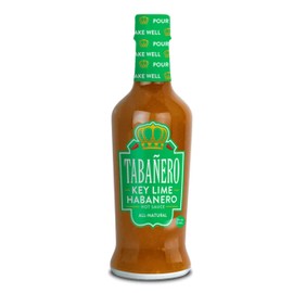 Key Lime Habanero Hot Sauce by Tabañero, Gourmet Hot Sauce, Hot Sauce Gifts, All Natural, Gluten Free, Vegan, Kosher, Made in the USA, 5 oz. Bottle