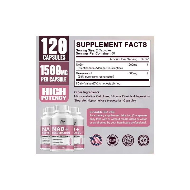 Nad Resveratrol 1500mg Snghwe