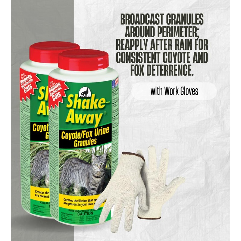 Fox Urine Granules – Shake-Away Urine Animal Repellent Granules for