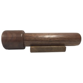 N and J Kaliedoscope Solid Black Walnut Wood, 7 3/4 Inch Barrel, Glass Beaded Turning Chamber. Handcrafted in U S A !