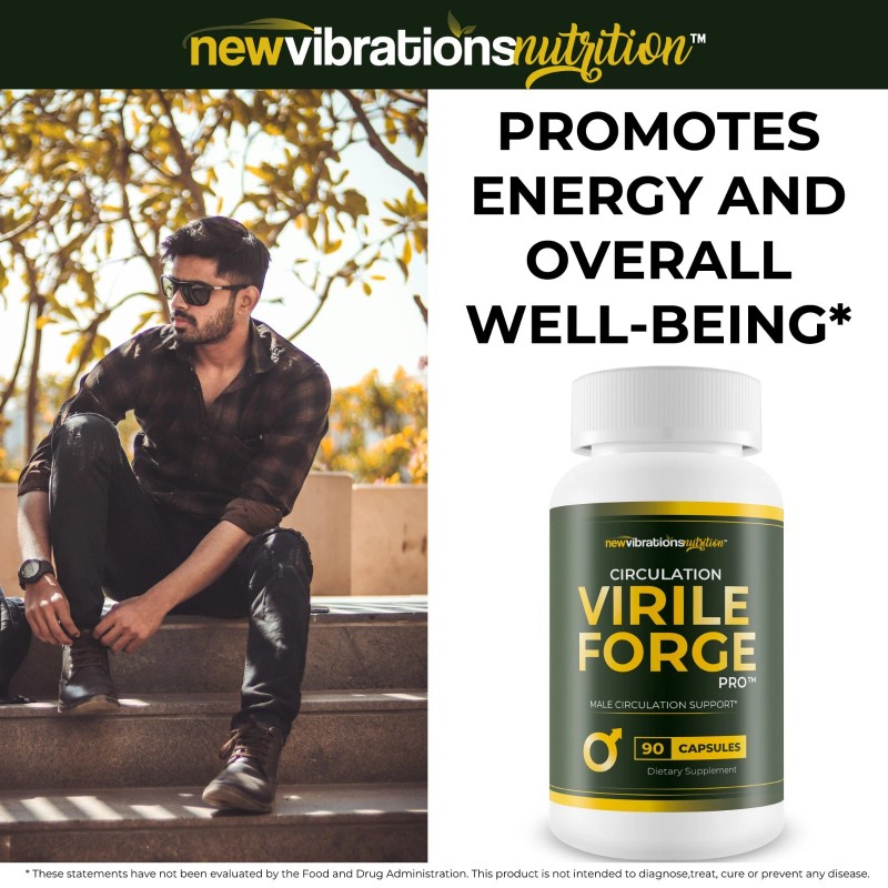 New Vibrations Nutrition Circulation Virile Forge Pro - Our Best
