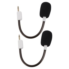 Generic Mic Replacement, Detachable Game Microphone Fit for Ra Zer BlackShark V2, 3.5mm Jack Noise Cancelling Microphone Replacement, Gaming Equipment Replacement Parts (White)