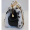 Luxurious Evening Handbag Clutches - Genuine Fox, Rabbit, and Mink