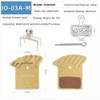Hydraulic Disc Brake Pads with Cooling Fin, 2Pair Bicycle Brake