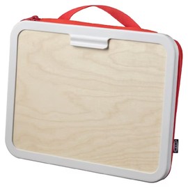 I-K-E-A MÅLA Portable Drawing Case Red Polyester/Polypropylene 13 3/4x10 5/8''