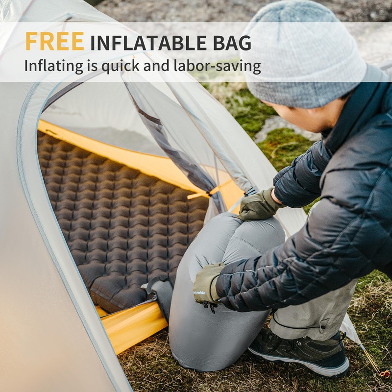 Naturehike TUYE 6.5 Ultralight Inflatable Sleeping Pad, Ultralight Camping Portable