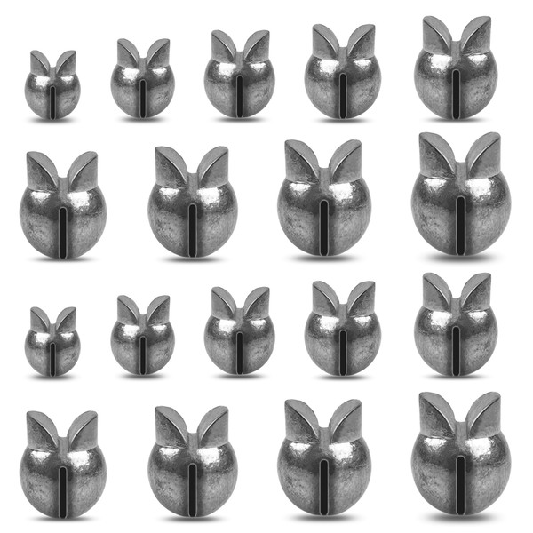 Split Shot Fishing Weights Sinkers,120pcs Removable Round Split Shot Sinkers