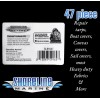 Shoreline Marine Canvas Fastener Kit 47pc :Repair-Boat Cover,Sail Cover,Tarp Etc
