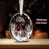 Glass Gnome Christmas Ornament 2025 - Xmas Gift for Women,