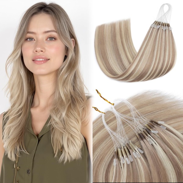 SEGOHAIR Micro Loop Hair Extensions Remy Hair Extensions -20 Inch/50g