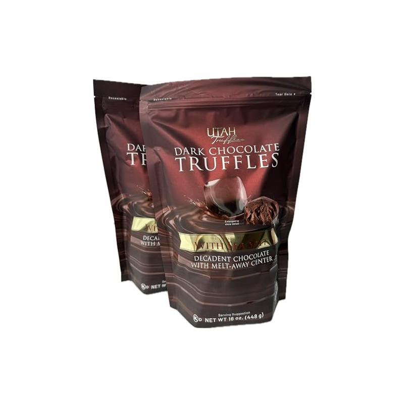 Utah Truffles Dark Chocolate Truffles with Sea Salt – Individually