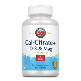 칼 칼 시트레이트 플러스 D 3 매그 120 타블렛 Cal Calcium Citrate Plus D 3 Magn 120 Tablets