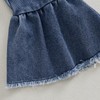 MAINESAKA Infant Baby Girl Denim Bell Bottom Outfit Long Sleeve