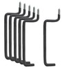 Wideskall 6 Pieces Heavy Duty Garage Storage Screw in Utility