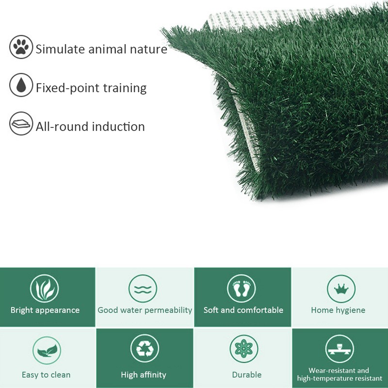 Artificial Grass Mat Puppy Potty Training Pad Grass Doormat Pet