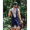 Przewalski Men's Cycling Bike Bib Short with Phone Pockets,4D Padded