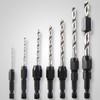 QUICK CHANGE 7 PC DRILL BIT AND ADAPTER SET BY