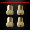 Ampper M8 Thread Female Brass Battery Terminal Post Adapter Battery