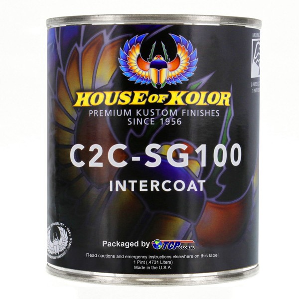House of Kolor Sg100 Intercoat Klear Midcoat Clearcoat Low Voc,