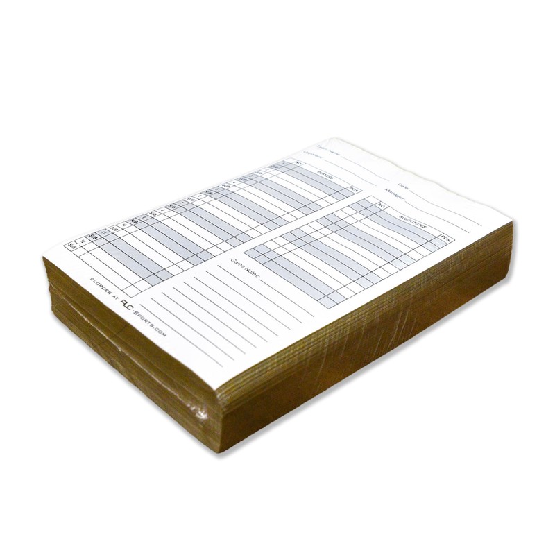 PLC Sports 90 Pack Baseball Softball Lineup Cards | 4