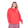 Studio Untold Women's Plus Sizes Plus Size Sweatshirt Oversized Prints