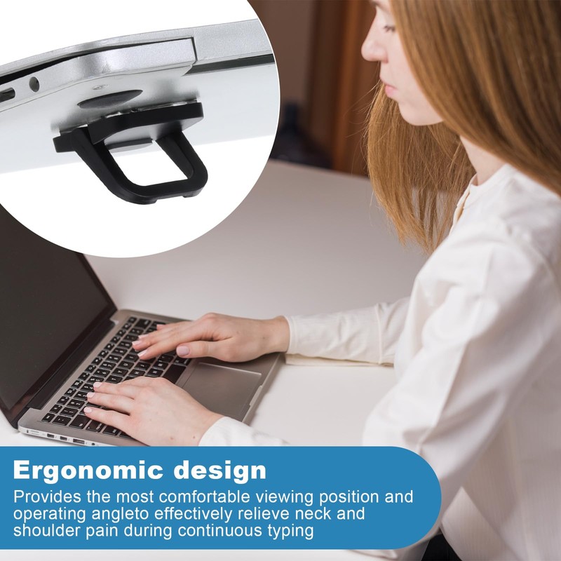 2Pcs Self-Adhesive Mini Portable Laptop Stand Foldable Portable Computer Keyboard