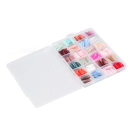 Coffin Press On Nails Tips, Coffin Fake Nails 576pcs Multi Color Ligero para Bricolaje
