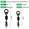 PHECDA PROFLY 50/100pcs Carp Fishing Swivel with Ring Quick Change