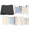 52Pcs Polymer Clay Sculpting Tools Multipurpose Modeling Carving Knife Pottery