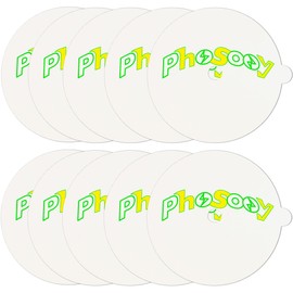 Phosooy Sticky Glue Board, Sticky Glue Board Pad Refills, Flea Trap Refill Discs for Pest Control Mosquito Trap, 10 Per Pack