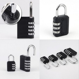 Dial Combination Lock for Entry Doors & Bathrooms Premium 3-Digit Lock - Small 3ea