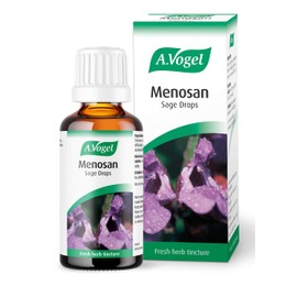 A.Vogel Menosan Sage Drops | Extracts of Organically Grown Fresh Sage | Herbal Food Supplement | Suitable for Vegans | 50ml