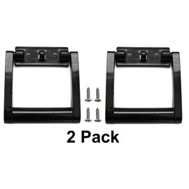 JSP Manufacturing Black Plastic Cooler Replacement Handles # 21023 Compatible with Igloo for 25-72 qt Coolers (2)