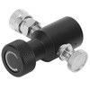 G1/2-14 CO2 Refill Adapter Connector Black Soda ASA Release Valve