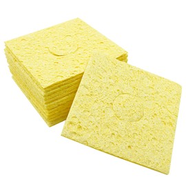 Waziaqoc 30PCS Soldering Sponge, Soldering Iron Cleaning Sponge Solder Tip Cleaning Sponge for Workbench and Workshop, 60mmx60mm