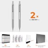 Four Candies 2PCS Metal Mechanical Pencils Set with Case, 0.5mm