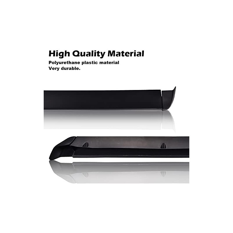 CROSSDESIGN SS Urethane Tailgate Intimidator Spoiler Wing Compatible with Chevy