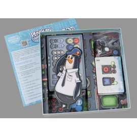 TOPP 18580 Penguin Airlines - Who brings the bird down. Turbulent communication game in real time. The party plane for annoying teams. 2-8 players. Ages 9+. 30 minutes, multicoloured